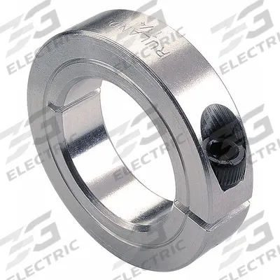 RULAND MANUFACTURING Shaft Collar: 1-Piece, Inch, Round, Clamp-On, 2 11/16 in Bore Dia - Aluminum Shaft Collars