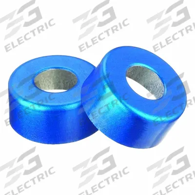 WHEATON Lab Bottle Caps: 13 mm Dia, Blue, Aluminum, Unlined, 1,000 Closures Included - Snap On Bottle Caps