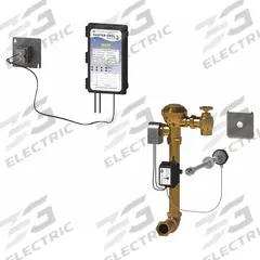 MASTER-TROL Penal System Toilet Retrofit Kit: 9 7/8 in Main Module Overall Ht (MPN EZ-MTP-WC-2). Key specifications — Brand: MASTER-TROL; Includes: (2) Flushing Air-Control Pneumatic Push Rod Assemblies for 8 in Walls; Product Type: Prison Toilet Retrofit Kit; Configuration Style: Communicating.