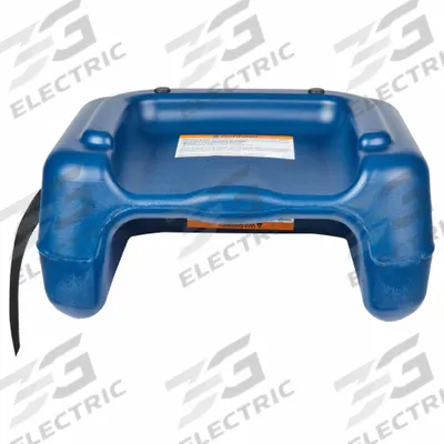 KOALA KARE PRODUCTS Booster Seat: Blue, 7 7/8 in Overall Ht, 15 1/2 in Overall Wd - Booster Seats