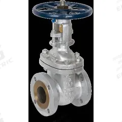 SHARPE Gate Valve: 10 in, CF8M Stainless Steel, Rising, Class 150 Flange, 275 psi CWP, Wheel (MPN 4371004910). Key specifications — Bonnet Material: CF8M Stainless Steel; Wedge Material: CF8M Stainless Steel; Brand: SHARPE.