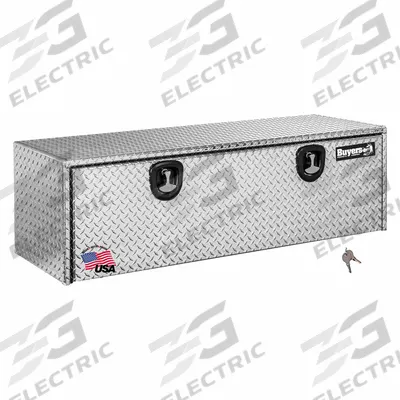 BUYERS PRODUCTS Underbody: Underbody Truck Box, Single Drop-Down Door Door, 24 in Overall Dp - Single Drop-Down Door Boxes