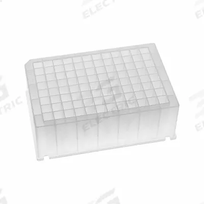 MTC BIO Well Plate: Sterile, 96 Wells, 2.2 mL, 8.2 mm Dia, RNase/DNase Free, Square - Multiple Well Plates