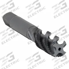 WIDIA GTD Spiral Flute Tap: 3/4"-10 UNC, H3 / 3B, 4 Flute, Bottoming Chamfer, Black Oxide Cobalt (MPN 5390267)