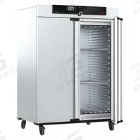 MEMMERT Universal Oven: Forced Air, 26.4 cu ft Capacity, 300°C Max Temp, 7,000 W Watt, +/-2.7°C (MPN UF 750, 3x208v). Key specifications — Voltage: 3 x 208V; Brand: MEMMERT; Temperature Accuracy Tolerance: +/-0.1°C up to 99.9°C, +/-0.5°C @ 100°C+; Temperature Uniformity: +/-2.7°C.