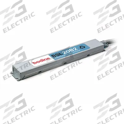 BODINE Emergency Driver: 20 W Max. Bulb Watts, 120 to 277V AC, 1 Bulbs Supported - Standard Emergency LED Drivers