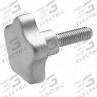 JW WINCO Hand Knobs; Star Knobs: 5 Point, Stainless Steel, 3/8"-16 Thread, 1.57 in Thread Lg (MPN 5334-50-3/8X16-40). Key specifications — Brand: JW WINCO.