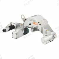 DYNABRADE Air Tube Sander: 2 in Belt Wd, 34 in Belt Lg, Fixed Arm, Heavy Duty, 1.2 hp, 53 cfm, NPT (MPN 14300). Key specifications — attr1320306: DYNABRADE.