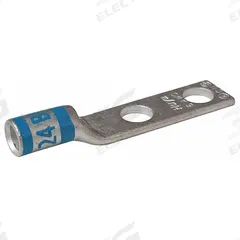 Compression Lug: For 6 AWG, Stranded Wire, 5/16 in Stud Size, Std, Copper Barrel (MPN 24D013). Key specifications — Inspection Hole: Yes; For Wire Type: Stranded; For Wire Sizes: 6 AWG; Brand: APPROVED VENDOR; Manufacturer Part Number: 24D013.