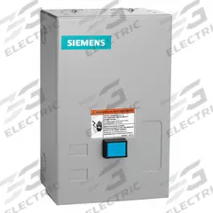 SIEMENS NEMA Magnetic Motor Starter: Non-Reversing, 3 Poles, NEMA Size 4, 135 A, 24V AC Coil (MPN 14JUH32BJ). Key specifications — attr211388: SIEMENS; attr951451: 1NO; attr951453: 24V AC; attr951489: Three; attr951498: Screw Terminals; attr984425: 1NO; attr984429: Pilot Light; attr997361: None (Not Applicable to Electronic Overloads).