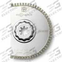 FEIN Oscillating Scraper Blade: 3 9/16 in Blade Wd, 3 9/16 in Blade Lg, Diamond Grit, 1 Pieces (MPN 63502188210). Key specifications — attr1097676: FEIN; attr1097658: Diamond Grit; attr1097655: Rounded.