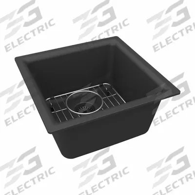 ELKAY Sink: 15 3/4 in Overall Lg, 15 3/4 in Overall Wd, 7 3/4 in Bowl Dp, 13 1/8 in Bowl Lg - One-Bowl Counter-Mounted Kitchen & Bar Sinks without Faucets
