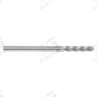 APPROVED VENDOR Ball End Mill: Carbide, TiCN Coated, 4 Flute, 3/8" Mill Dia, 1-1/2" LOC, 6" OAL (MPN 229-001049)