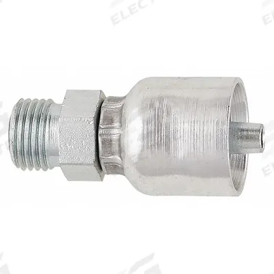 Parker Hydraulic Crimp Fitting: Steel x Steel, Straight, -16 For Hose Dash Size - Parker Crimp Hydraulic Hose Fittings with ORS Connection