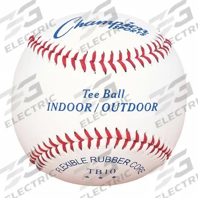 CHAMPION SPORTS Baseball Set: White - T-Balls