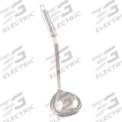 SPRING USA Bent Handle Soup Tureen Ladle: 6 oz Capacity, Stainless Steel, Silver - Ladles