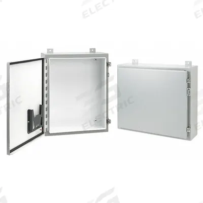 HOFFMAN Enclosure: Steel, 42 in x 36 in x 16 in, NEMA 12/13, Solid Cover - Steel Dust-Tight Enclosures