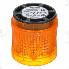 SCHNEIDER ELECTRIC Tower Light Module: Flashing, 24V AC/24V DC, Orange, 60 mm Overall Dia, XVU (MPN XVUC45). Key specifications — Brand: SCHNEIDER; Compatible with Series: XVU; Lens Color: Orange; Operating Voltage: 24V AC; Manufacturer Part Number: XVUC45.
