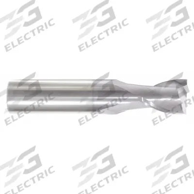 APPROVED VENDOR Square End Mill: Carbide, TiCN Coated, 2 Flute, 7/16" Mill Dia, 5/8" LOC - General Purpose Carbide Square End Mills