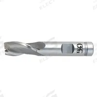 OSG Square End Mill: Cobalt, 2 Flute, 36 mm Mill Dia, 41.27 mm LOC, 104.7 mm OAL (MPN 5806200)