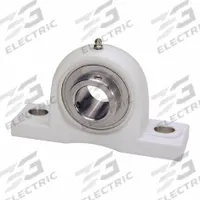 IPTCI BEARINGS Pillow Block Bearing: 25 mm Bore, Polymer, Set Screws, 36.5 mm Shaft Ht, 585 RPM (MPN SUCTP205-25MM). Key specifications — Brand: IPTCI BEARINGS; Maximum Speed: 585 RPM; Mounting Bolt Size: M10; Standards: AFBMA; System of Measurement: Metric.