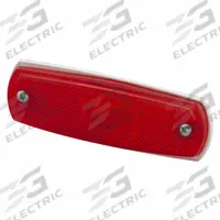 GROTE Clearance Marker Lamp: Clearance Light, LED, Rectangular, Red, Screw, Male Bullet Connector (MPN 47262). Key specifications — Lens Color: Red; Brand: GROTE; Electrical Connection: Male Bullet Connector; Lighting Technology: LED; Mount Type: Screw; SAE Lens Code: P2.