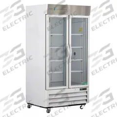 AMERICAN BIOTECH SUPPLY Chromatography Refrigerator: 36 cu ft, Upright, 1°C to 10°C, Swing Glass (MPN ABT-HC-CS-36). Key specifications — Door Opening Style: Right; Color: White; Alarm Type: Temperature; Manufacturer Part Number: ABT-HC-CS-36; Brand: AMERICAN BIOTECH SUPPLY; Product Type: Chromatography Refrigerator; Door Type: Swing Glass; Refrigerant Type: R-290.