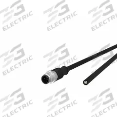 Sensor Cable: M12 Male Straight X Free End, 8 Pins, Black, PUR, 5 m Cable Lg, 2 A Max Current (A) (MPN 142MEA10050). Key specifications — Cable Jacket Color: Black; End 1 Gender: Male; End 1 Mounting Orientation: Straight; End 2 Connection Type: Free End; IP Rating: IPX7; Brand: METZ CONNECT; Wire Size: 22 AWG/32 AWG; Cable Jacket Material: PUR.