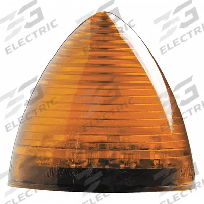 MAXXIMA Clearance Marker Light: Clearance Light, LED, Round, Surface Mount, Amber - Clearance Lights