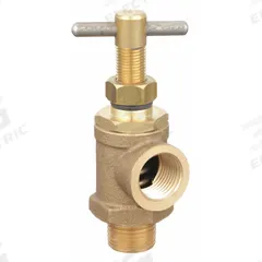 DAYTON Valve: MNPT x FNPT, 3/4 in x 3/4 in, Bronze, 650 psi Max. Op Pressure, 5°C to 180°F (MPN 4KHA1). Key specifications — Brand: DAYTON.