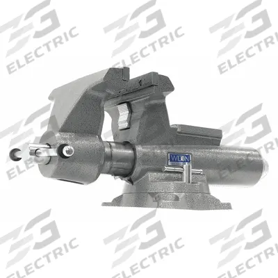 WILTON Combination Vise: Heavy Duty, Enclosed, 10 in Jaw Face Wd, 12 in Max Jaw Opening - Combination Bench & Pipe Vises