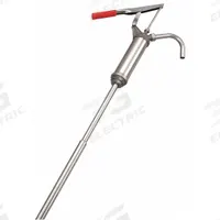 DAYTON Hand Pump: Lever Action, Pump with Spout, 304 Stainless Steel Housing, 12 oz per stroke, PTFE (MPN 38Y792). Key specifications — Brand: DAYTON; Housing Material: 304 Stainless Steel; Maximum Flow Rate: 12 oz per stroke; Seal Material: PTFE.