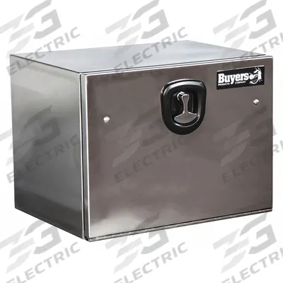 BUYERS PRODUCTS Underbody Truck Box: Underbody Truck Box, Single Drop-Down Door Door, Silver - Single Drop-Down Door Boxes