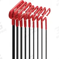 EKLIND Hex Key: 6 - 10 Pieces, Hex T, T, SAE, Std End, Std, 8 Pieces, Pouch, Black Finish, 1 Tips (MPN 53168). Key specifications — attr1205554: EKLIND; attr1205568: Black Finish; attr1293176: 6 - 10 Pieces.