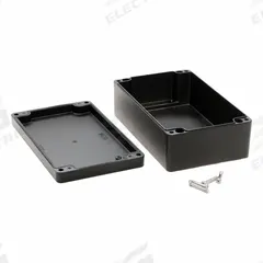 HAMMOND Enclosure: Die-Cast Aluminum, 10 in x 6 in x 4 in, NEMA 12/13/4/4X/6/6P, Screw On (MPN 1590Z162BK). Key specifications — Brand: HAMMOND; Closure Method: Screws; Knockouts: Not Included.