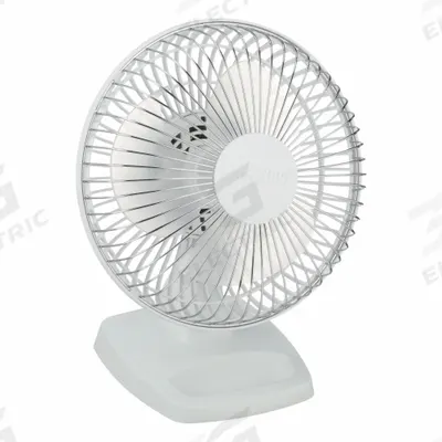 AIR KING Cooling Fan: 6 in Blade Dia, Non-Oscillating, 90 cfm_190 cfm Airflow, Desktop - Compact Fans