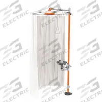 GUARDIAN EQUIPMENT Privacy Curtain: For Use With Shower/Shower with Eyewash, White, Polyester (MPN AP250-015). Key specifications — Material: Polyester; Brand: GUARDIAN EQUIPMENT; For Use With: Shower with Eyewash; Includes: Mounting Brackets; Accessory Type: Privacy Curtain.