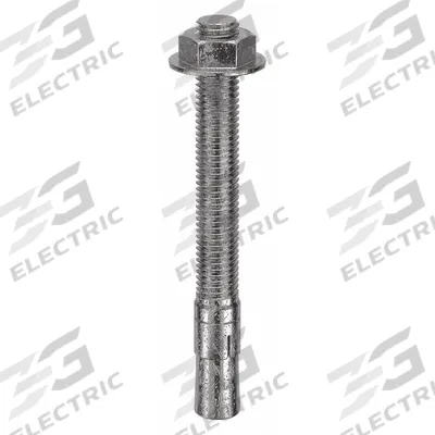 MKT FASTENING Wedge Anchor: 6 in Overall Lg, 5/8 in Dia, 5/8"-11 Thread Size, Stainless Steel - 18-8 Stainless Steel Wedge Anchors
