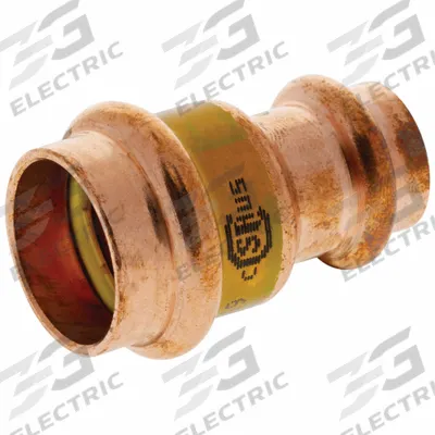 NIBCO Crimp Coupling Fitting: Straight - Gas Copper & Bronze Press Tube Fittings