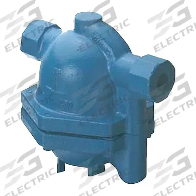NICHOLSON Steam Trap: Cast Iron, 3/4 in FNPT, 500 lb/hr, 250 psi Max., 450°F Max. - Cast Iron In-line Float & Thermostatic Steam Traps