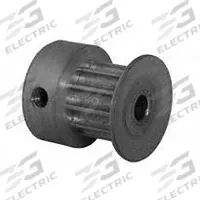 DAYTON Timing Pulley: Curvilinear, Fixed, For 6 mm Belt Wd, 11 Teeth, 3 mm Pitch, Aluminum (MPN 11-3M06-6CA1). Key specifications — Brand: DAYTON; Finish: Clear Anodized; For Belt Series: Powerhouse®.
