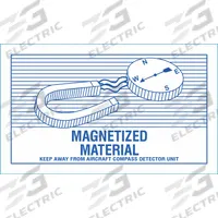 STRANCO INC DOT Handling Label: Magnetized Material, 3 in x 5 in, 3 in Label Wd, Label, 500 PK (MPN HMSL-3502-P500). Key specifications — Message: Magnetized Material; Material: Self-Sticking; Brand: STRANCO INC.