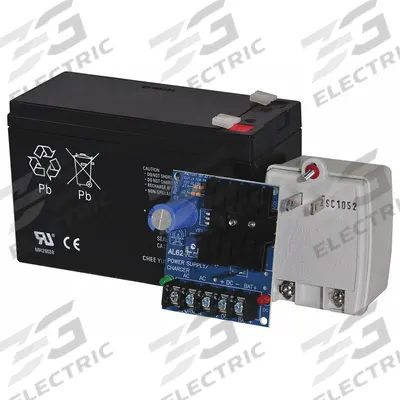 ALTRONIX Power Supply 6/12/24 VDC @ 1.2A Kit W/7A Battery: Power Supply - Power Supply Kits
