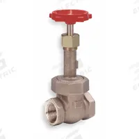 MILWAUKEE VALVE Gate Valve: 1/4 in, Bronze, Rising, FNPT x FNPT, 400 psi Max. Pressure (CWP), Wheel (MPN 1153-1/4"). Key specifications — Wedge Material: Bronze; Brand: MILWAUKEE VALVE; Bonnet Material: Bronze.
