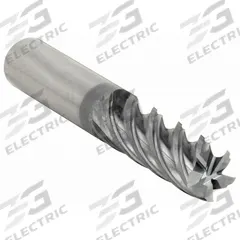 CLEVELAND Square End Mill: Carbide, TiAlN Coated, 5 Flute, 1" Mill Dia, 3" LOC, 6" OAL (MPN C80610)