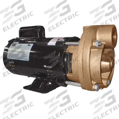 Dayton Turbine Pump: 1 hp, 115/230V AC, 120 psi Shut Off, Capacitor-Start/Run - Turbine Centrifugal Pumps