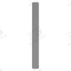 ASI GLOBAL Partition Column: Steel, Smooth Semi Gloss, Charcoal, 82 in Ht, 8 in Wd, 1 1/4 in Thick (MPN 40-91370803-23). Key specifications — Inner Core Type: Honeycomb; Brand: ASI GLOBAL PARTITIONS; Color: Charcoal; Finish/Texture: Smooth Semi Gloss.