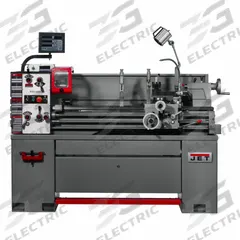 JET Lathe: EVS-1440, 14" x 40", 3 hp, 230V AC, w/ DRO/Stand (MPN 311448). Key specifications — attr1099133: Variable; attr1090240: JET; attr1090276: D1-4 Camlock; attr1090285: MT3.