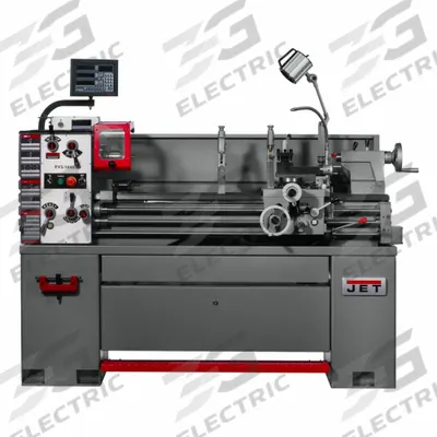 JET Lathe: EVS-1440, 14" x 40", 3 hp, 230V AC - Electronic Variable-Speed Lathes with DRO
