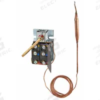 JOHNSON CONTROLS Line Volt Mechanical Tstat: 20° to 80°F, Steel, Adj, 2° to 7°F, 24 to 277V AC Volt (MPN A28GA-23C). Key specifications — Switch Type/Action: SPDT, Open/Close on Rise; Temperature Control Range: 20° to 80°F; Temperature Differential: 2° to 7°F; Voltage: 24 to 277V AC; Capillary Length/Bulb Diameter: 6 ft Capillary, 3/8 in Bulb; Brand: JOHNSON CONTROLS; Differential Type: Adjustable; Enclosure Material: Steel.